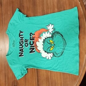 Dr Seuss Grinch tee. Size Medium